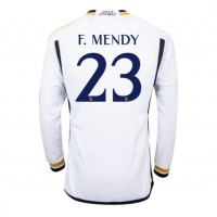 Camisa de Futebol Real Madrid Ferland Mendy #23 Equipamento Principal 2023-24 Manga Comprida